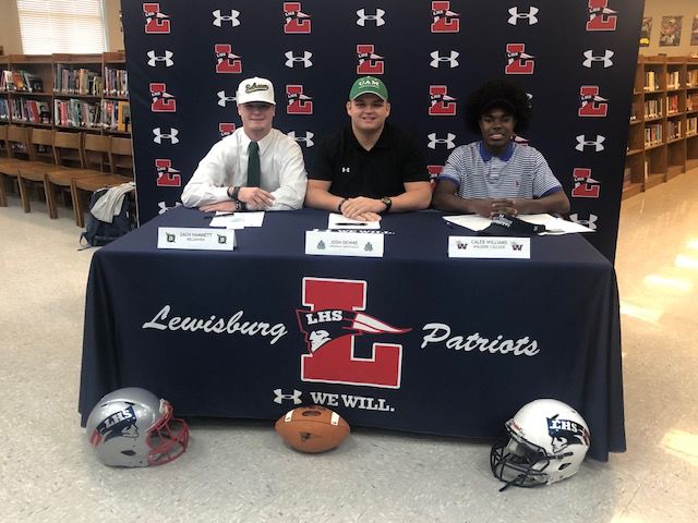 Patriots commit to college football